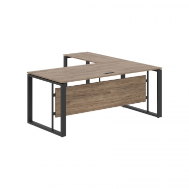 Стол с боковой приставкой Skyland ENIO ECT 1819 Кария Пальмира/Антрацит