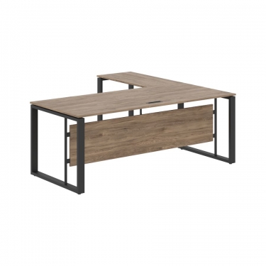 Стол с боковой приставкой Skyland ENIO ECT 2019 Кария Пальмира/Антрацит