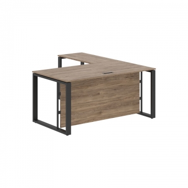 Стол с боковой приставкой Skyland ENIO ECT 1619H Кария Пальмира/Антрацит