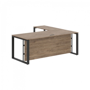 Стол с боковой приставкой Skyland ENIO ECT 2019H Кария Пальмира/Антрацит