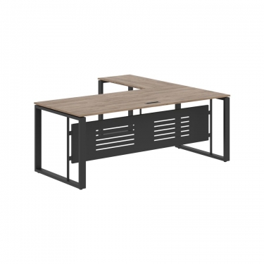 Стол с боковой приставкой Skyland ENIO ECT 2019M Кария Пальмира/Антрацит