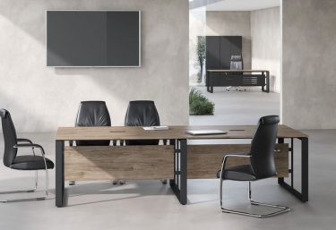 Комплект мебели для кабинета руководителя Skyland ENIO 5 Кария Пальмира Антрацит