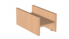 Подставка под сист. блок Альтерна Р.ПП Дуб Сонома светлый