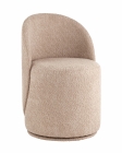 Пуф Stool Group Loreen вращающийся букле Капучино
