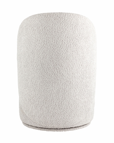 Пуф Stool Group Loreen вращающийся букле Светло-серый