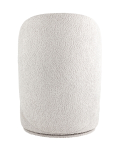Пуф Stool Group Loreen вращающийся букле Светло-серый