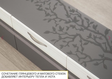 Стенка для гостиной Витра Графит 604 402 ширина 300 см