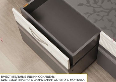 Стенка для гостиной Витра Графит 604 402 ширина 300 см