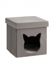 Пуф складной с ящиком Stool Group Store Pet антрацитовый