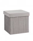 Пуф складной с ящиком Stool Group Store Square Серый