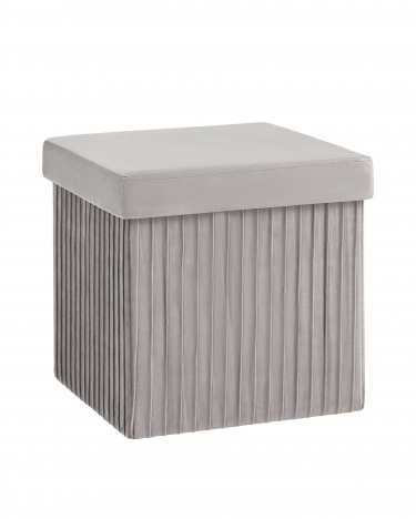 Пуф складной с ящиком Stool Group Store Square Серый
