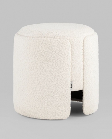Пуф Stool Group Taks букле белый
