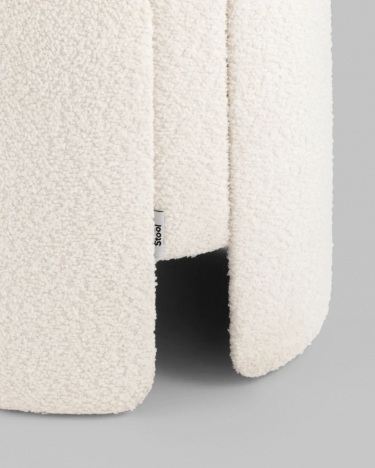 Пуф Stool Group Taks букле белый