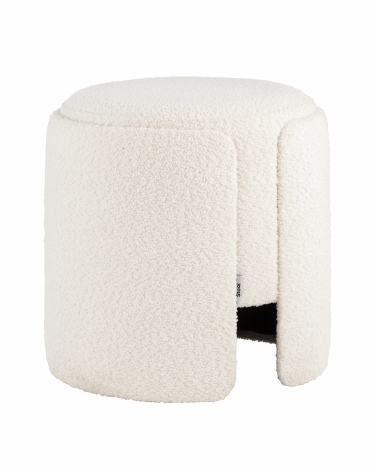 Пуф Stool Group Taks букле белый