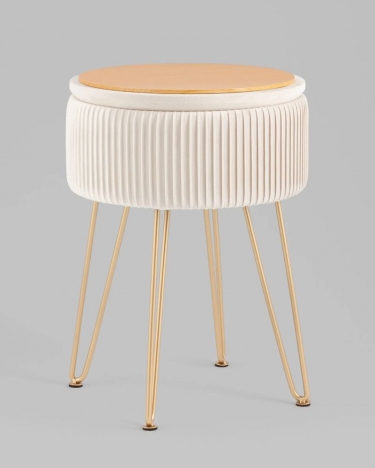 Пуф-столик Stool Group Астор бежевый