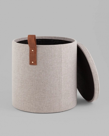 Пуф с ящиком Stool Group Эркки S серый