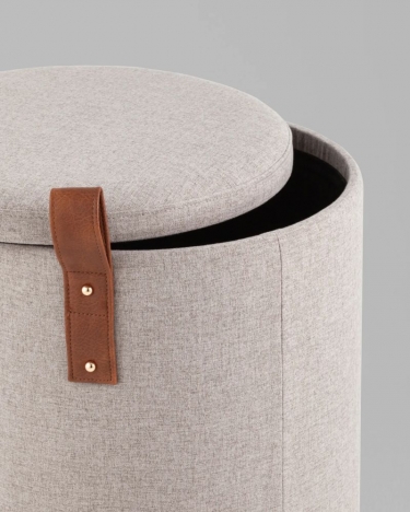 Пуф с ящиком Stool Group Эркки S серый