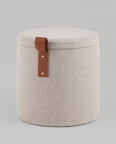 Пуф с ящиком Stool Group Эркки XS серый