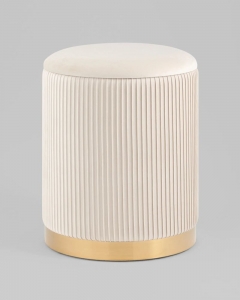 Пуф Stool Group Шарлотта с ящиком велюр бежевый