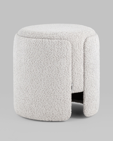 Пуф Stool Group Taks букле светло-серый