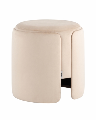 Пуф Stool Group Taks велюр молочный