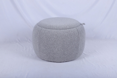 Пуф-трансформер Stool Group Люкке с крышкой серый