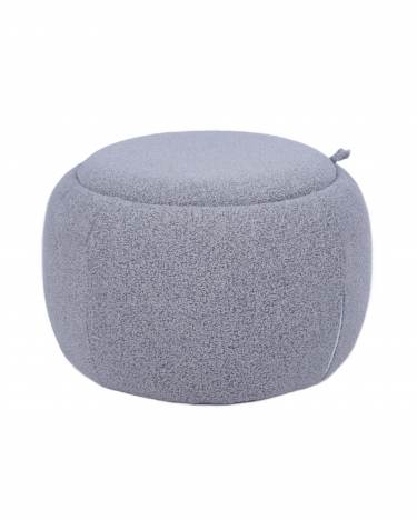 Пуф-трансформер Stool Group Люкке с крышкой серый