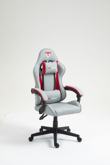 Кресло спортивное Stool Group TopChairs Phantom ткань серо-красный