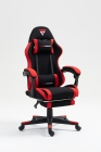 Кресло спортивное Stool Group TopChairs Prophet с оттоманкой ткань черно-красный