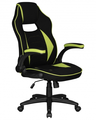 Кресло игровое DOBRIN DOBRIN RICK черно-светло-зеленый