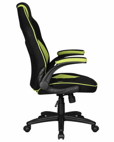 Кресло игровое DOBRIN DOBRIN RICK черно-светло-зеленый