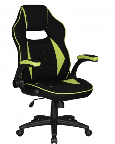 Кресло игровое DOBRIN DOBRIN RICK черно-светло-зеленый