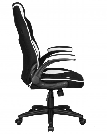 Кресло игровое DOBRIN DOBRIN RICK черно-белый