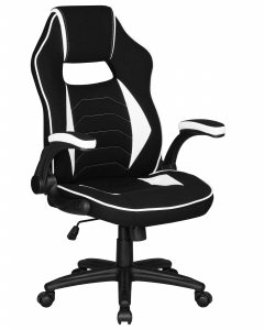 Кресло игровое DOBRIN DOBRIN RICK черно-белый