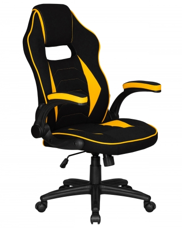 Кресло игровое DOBRIN DOBRIN RICK черно-желтый
