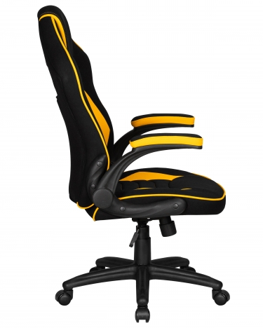 Кресло игровое DOBRIN DOBRIN RICK черно-желтый