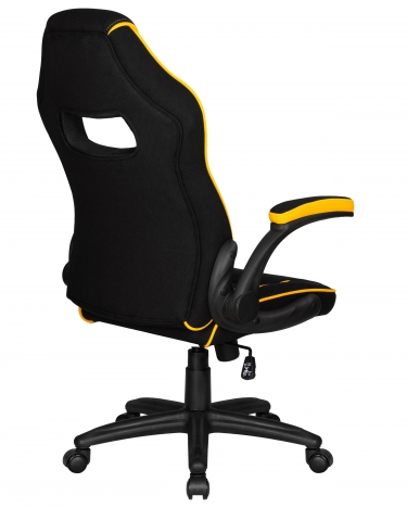 Кресло игровое DOBRIN DOBRIN RICK черно-желтый
