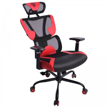 Геймерское кресло BRABIX BRABIX PREMIUM Toxin GM-520 черное/красное