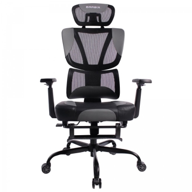 Геймерское кресло BRABIX BRABIX PREMIUM Venom GM-530 черное/серое