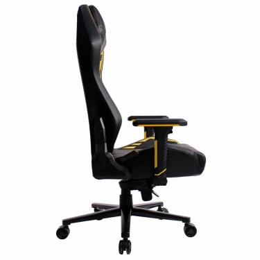 Геймерское кресло BRABIX BRABIX PREMIUM Tanos GM-180 черное/желтое