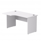 Стол эргономичный с опорами ЛДСП Everprof Everprof EVO 254S013 левый Белый