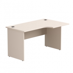 Стол эргономичный с опорами ЛДСП Everprof Everprof EVO 254S113 правый Кашемир