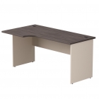 Стол эргономичный с опорами ЛДСП Everprof Everprof EVO 254S014 левый Дуб Пасадена Кашемир