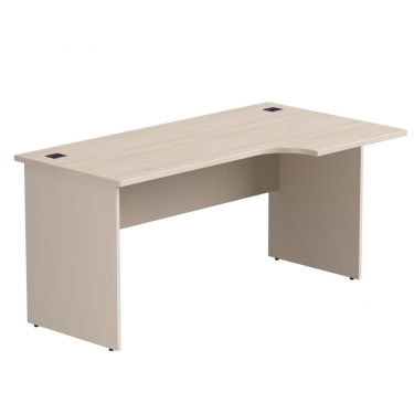 Стол эргономичный с опорами ЛДСП Everprof Everprof EVO 254S114 правый Дуб Соната Кашемир