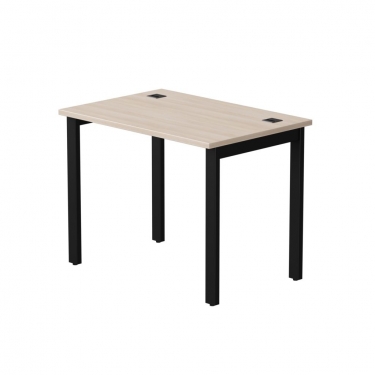 Стол прямой на металлокаркасе, опоры 90 гр Everprof Everprof EVO 254S005 Дуб Соната Черный