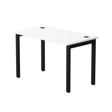 Стол прямой на металлокаркасе, опоры 90 гр Everprof Everprof EVO 254S006 Белый Черный