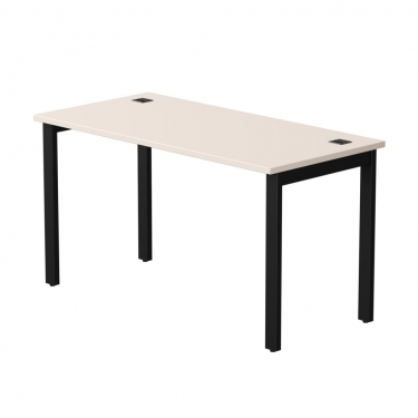 Стол прямой на металлокаркасе, опоры 90 гр Everprof Everprof EVO 254S007 Кашемир Черный