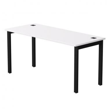 Стол прямой на металлокаркасе, опоры 90 гр Everprof Everprof EVO 254S008 Белый Черный