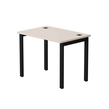 Стол прямой на металлокаркасе, опоры 45 гр Everprof Everprof EVO 254S001 Кашемир Черный