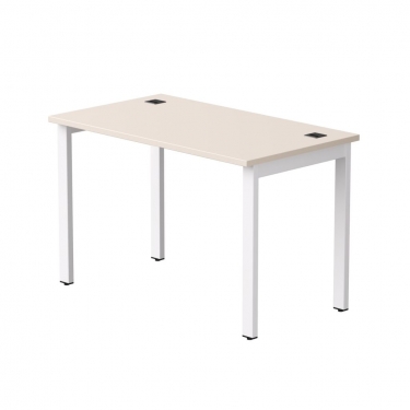 Стол прямой на металлокаркасе, опоры 45 гр Everprof Everprof EVO 254S002 Кашемир Белый